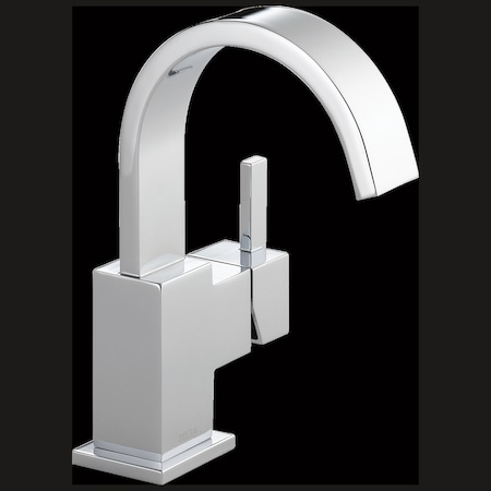 Delta 1 or 3-hole 4" installation Hole Single Hole Lavatory Faucet, Chrome 553LF-GPM